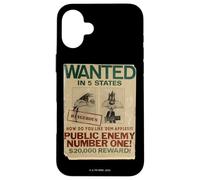 Looney Tunes Slyvester Wanted Public Enemy Coque pour iPhone 16 Plus