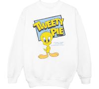 Looney Tunes - Sweat-shirt "Classic" pour filles BI1800 (128) (Blanc)