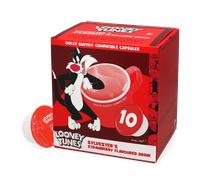 Looney Tunes | Sylvester's Strawberry - 10 capsules pour Dolce Gusto