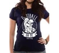 Looney Tunes - T-Shirt In A Tube- Football Or Me Girl (M)