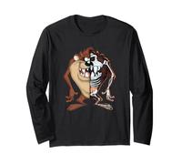 Looney Tunes Taz Half Skeleton Manche Longue