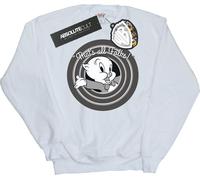 Looney Tunes - "That's All Folks" Sweat-shirt pour homme BI1987 (L) (Blanc)