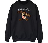 Looney Tunes - "That's All Folks" Sweat-shirt pour homme BI2181 (XL) (Noir)