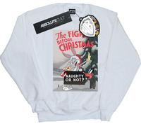 Looney Tunes - "The Fight Before Christmas" Sweatshirt für Herren BI33321 (5XL) (Weiß)
