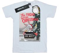 Looney Tunes - "The Fight Before Christmas" T-Shirt für Herren BI50434 (3XL) (Weiß)