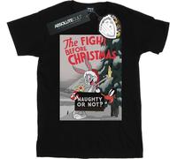 Looney Tunes - "The Fight Before Christmas" T-shirt pour femme BI32532 (L) (Noir)