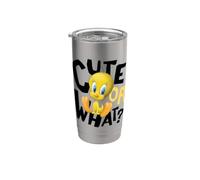 Looney Tunes Tweety Cute Or What Gobelet isotherme en acier inoxydable double paroi