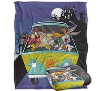LOONEY TUNES WB 100Th Scooby-Doo Van Plaid Ultra Doux au Toucher Soyeux - 152 x 127 cm