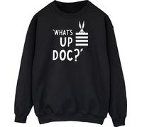 Looney Tunes - "What's Up Doc" Sweat-shirt pour homme/femme Unie BI2016 (3XL) (Noir)