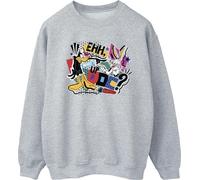 Looney Tunes - "What's Up Doc" Sweatshirt für Damen BI24898 (S) (Grau)