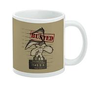 Looney Tunes Wile E. Coyote BUSTED Tasse à café en céramique pour café, thé et boissons chaudes, 325 ml, blanc