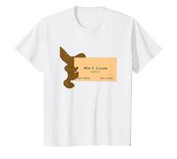 Looney Tunes Wile E. Coyote Genius T-Shirt, Enfant, Blanc, 12 Ans