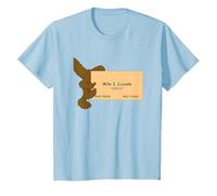 Looney Tunes Wile E. Coyote Genius T-Shirt, Enfant, Bleu Céleste, 3 Ans