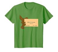 Looney Tunes Wile E. Coyote Genius T-Shirt, Enfant, Herbe, 2 Ans