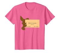 Looney Tunes Wile E. Coyote Genius T-Shirt, Enfant, Rose Chiné, 8 Ans