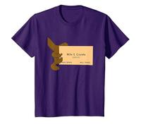 Looney Tunes Wile E. Coyote Genius T-Shirt, Enfant, Violet, 12 Ans