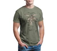 Looney Tunes Wile E. Coyote Genius T-shirt pour homme, Kaki blk, S