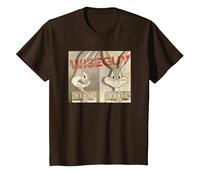 Looney Tunes Wise Guy T-Shirt, Enfant, Marron, 10 Ans