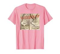 Looney Tunes Wise Guy T-Shirt, Homme, Rose, M