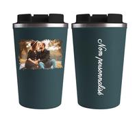 loongway Mug Isotherme Personnalisable Thermos Imprimable sur Photo Convient comme cadeau pour les collègues les voisins et les proches Convient pour le camping et les barbecues