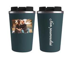 loongway Mug Isotherme Personnalisable Thermos Imprimable sur Photo Convient comme cadeau pour les collègues les voisins et les proches Convient pour le camping et les barbecues