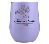 Loongway Thermos Café Personnalisable Mug Isotherme 355ml Tasse Isotherme Acier Inoxydable Cadeau Collegue de Travail un Cadeau Pour un ami Idéal pour les Boissons Froides et Chaudes