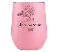 Loongway Thermos Café Personnalisable Mug Isotherme 355ml Tasse Isotherme Acier Inoxydable Cadeau Collegue de Travail un Cadeau Pour un ami Idéal pour les Boissons Froides et Chaudes