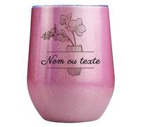 Loongway Thermos Café Personnalisable Mug Isotherme 355ml Tasse Isotherme Acier Inoxydable Cadeau Collegue de Travail un Cadeau Pour un ami Idéal pour les Boissons Froides et Chaudes