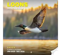 Loons 2026 Calendar: Elegant Waterbirds in Lakes & Rivers
