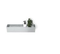 Looox Colour boîte étagère Special BoX rectangulaire 30x10x10cm inox brossé cshbox30rvs
