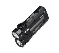 LOOP GEAR EDC Lampe de poche rechargeable avec batterie 6000 mAh, 2850 lumens lampe torche led ultra puissante, 7 modes, powerbank, Veilleuse,IP68 pour Camping, Randonnée