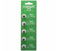 LOOPACELL SR754W 393 Lot de 5 piles oxyde d'argent pour montre
