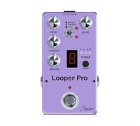 Looper Pro Pédale d'effet numérique 40 s Enregistrement en boucle Reverb Chorus Delay et Tuner Sound