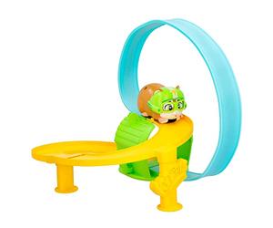 LOOPERS IMC Toys Hammies Turbo, Hamster Véhicule Interactif à Collectionner avec Circuit Courir à l'intérieur et à l'extérieur de Votre Roue - Jouet et Jeu pour garçons et Filles +3 Ans