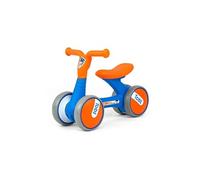 Milly Mally Loopfiets Tobi Draisienne à 4 Roues Junior Bleu/Orange Bleu