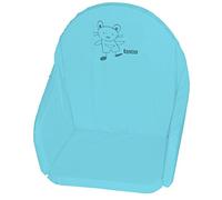 Looping Coussin de Chaise Haute PVC | Fabriqué France - Revêtement Imperméable | Bleu Lagon