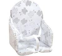 Looping Coussin de Chaise Haute PVC Sangles, Fabriqué France Lapin Pyjama Blanc G