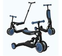 Looping SCOOTIZZ Draisienne Evolutive 5 en 1, Tricycle, Trottinette | Bleu Océan