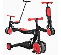 Looping SCOOTIZZ Draisienne Evolutive 5 en 1, Tricycle, Trottinette Haute Red Haute Red G