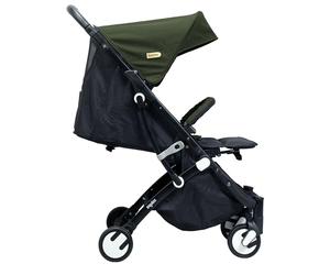 Looping SQUIZZ 3 Poussette Compacte Voyage | Dès la Naissance, Pliage Compact 1 Main | Kaki