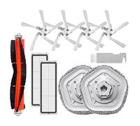 LOOR Accessoires pour aspirateur Bot W10 W10Pro, brosse latérale principale, filtre HEPA, pièces de rechange en tissu