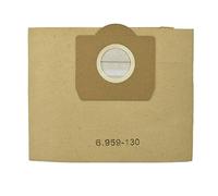 LOOR Lot de 10 sacs d'aspirateur pour aspirateur 6.959-130.0 pour sacs filtrants A2201 WD3 Pièces d'aspirateur humide et sec