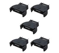LOOR Lot de 5 supports de piles au lithium CR2032 en plastique noir