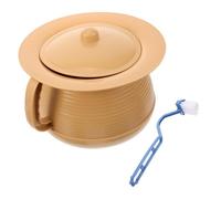 LOORGVEL 1 ensemble Urinoir Portable avec Couvercle Seau de Chambre pour Adultes et Garçon Fille Potty Pratique pour Maison et Hôpital pour Urgences et Voyage