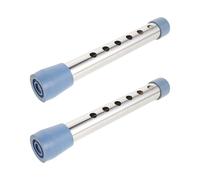LOORGVEL 1 Paire de Tubes Inférieurs Réglables pour Déambulateur Accessoires Universels pour Aide à la Mobilité Pièces de Rechange Légères Compatibles pour Usage Intérieur et Extérieur