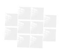LOORGVEL 10 Feuilles Stickers Carrelage Autocollants Muraux Auto Adhésifs Imperméables Résistants Chaleur Lhuile pour Cuisine et Salle de Bain Décoration Murale Blanc Marbre