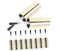LOORGVEL 10 pièces Bouchons de Remplacement pour Flacons Vernis Gel avec Brosse Intégrée pour Ongles Caps Légeres et Pratiques pour Manucure Professionnelle et Usage Personnel