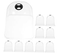 LOORGVEL 10 pièces Cloche de Jardin Respirante pour Plantes de Protection Gel et Espace Nourrissant pour Culture pour Jardinage à et Projets Paysagers