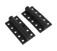 LOORGVEL 10 Pièces Connecteur D'angle en Aluminium Extrudé pour Base de Roulette, Support de Montage Robuste 5 Mm D'épaisseur, pour Meubles et Projets Industriels