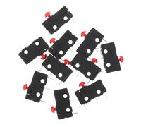 LOORGVEL 10 pièces Micro Interrupteur Fin de Course Commutation Bouton Poussoir Sensible pour Appareils Électroménagers Micro Switch Électronique à Poussoir Installation Facile pour Tv